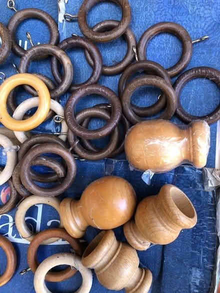 Photo of free Wooden curtain rings (Corsham SN13) #1