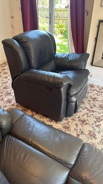 Photo of free Reclining sofa and chair (Golborne WA3) #2