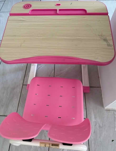 Photo of free Kids height adjustable table and chair (Heaton BL1) #3
