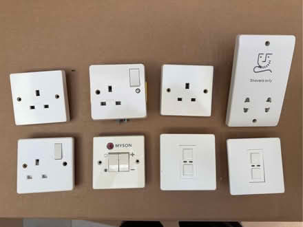 Photo of free Selection of 8 switches and sockets (Larkhall BA1) #1