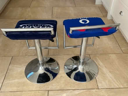 Photo of free Two bar stool style chairs (Longford Park M21) #3