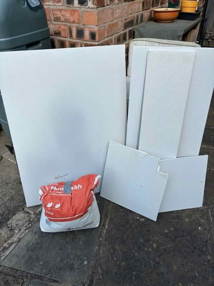 Photo of free Half bag of plaster + board offcuts (Sale, M33) #1