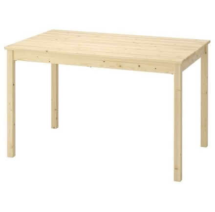 Photo of free IKEA pine indigo table (East End Toronto) #1
