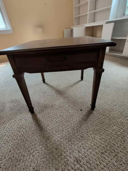 Photo of free Square end table (Teaneck, NJ) #1
