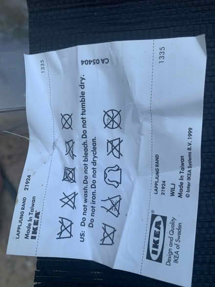 Photo of free IKEA blind fabric (Ringwood BH24) #4