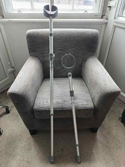 Photo of free Adjustable Crutches 64-94cm (Ravenscourt Park W6) #2