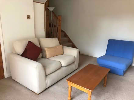 Photo of free Blue sofa bed (Tadley RG26) #2