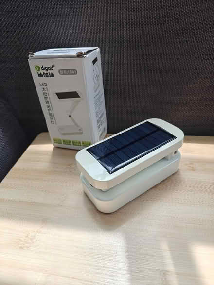 Photo of free Solar lamp - 3 colour temperatures, dimmable, touch, foldabl (Ravenscourt Park W6) #1