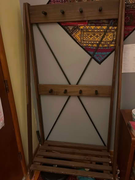 Photo of free Coat hooks/shoe rack - freestanding (Decatur area) #1