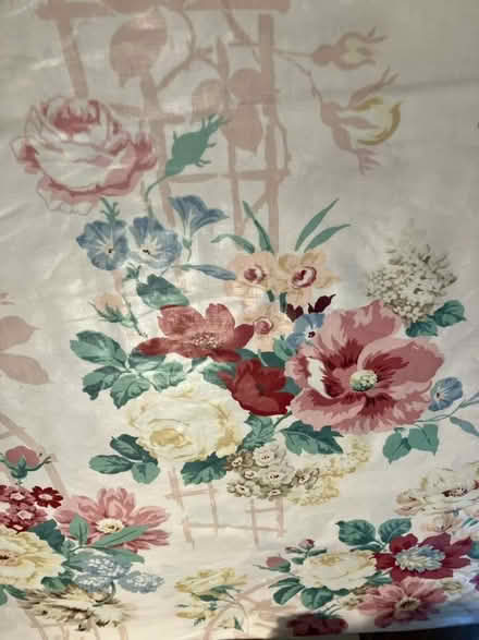 Photo of free Brand new Vintage RAMM pink floral satinised cotton fabric. (Weston Park BA1) #2