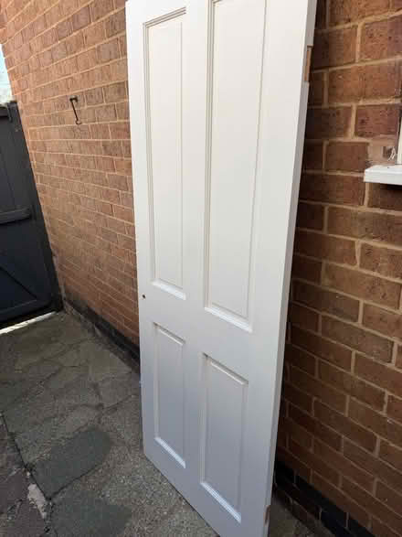 Photo of free 6 white internal wooden doors (Swarkestone DE73) #1