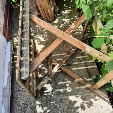 Photo of free Wooden Garden Table (Witton le Wear DL15) #2