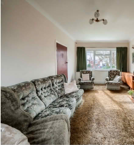 Photo of free Green sofa 2 armchairs (Bleakhouse B68) #1