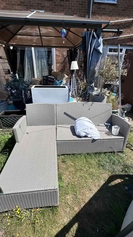 Photo of free Garden rattan sofa set (Monkwick CO2) #1