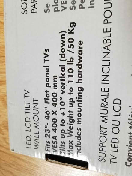 Photo of free TV wall mount (Hunt Club) #2