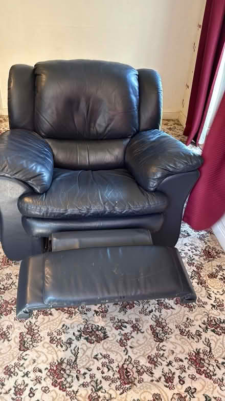 Photo of free Reclining sofa and chair (Golborne WA3) #3