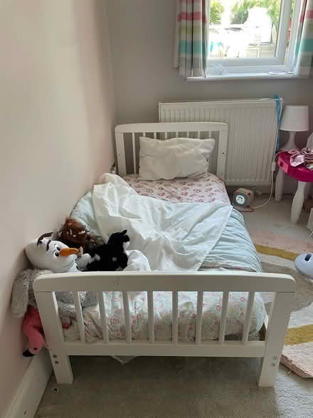 Photo of free White toddler bed (Oldfield Park BA2) #1