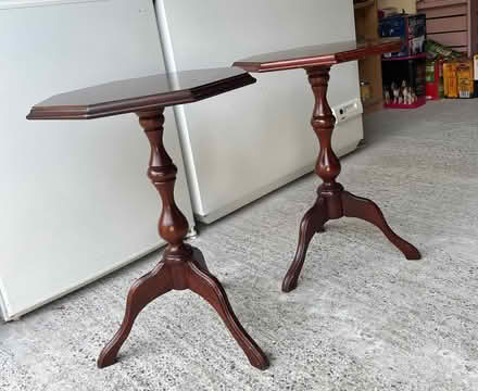 Photo of free 2 x hexagonal side tables (Bidston CH43) #2