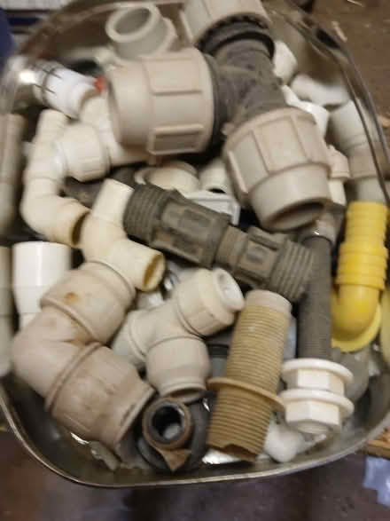 Photo of free Plastic pipe fittings (B61 9HP) #1