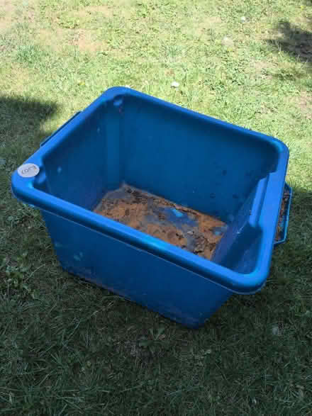 Photo of free Blue storage bin (Bath Combe Down BA2) #1