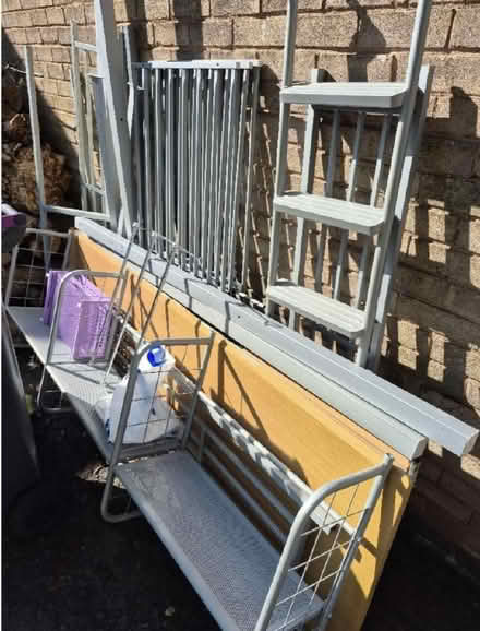 Photo of free high sleeper bed with desk underneath (Hollinswood TF3) #1