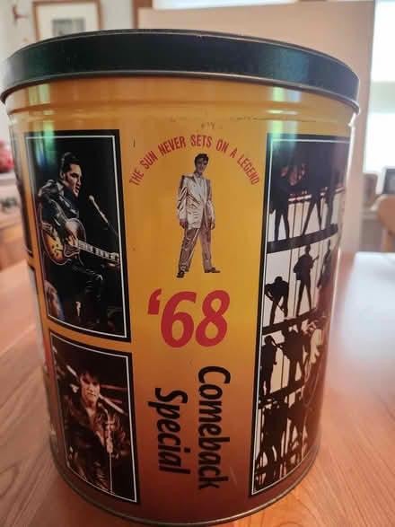 Photo of free Elvis tin (Brookland) #3