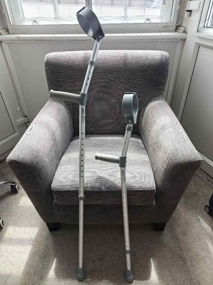Photo of free Adjustable Crutches 64-94cm (Ravenscourt Park W6) #3
