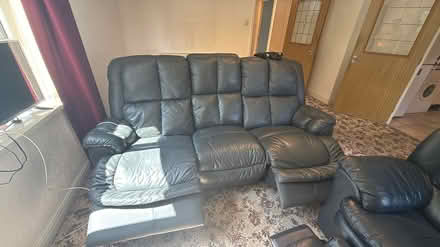 Photo of free Reclining sofa and chair (Golborne WA3) #1