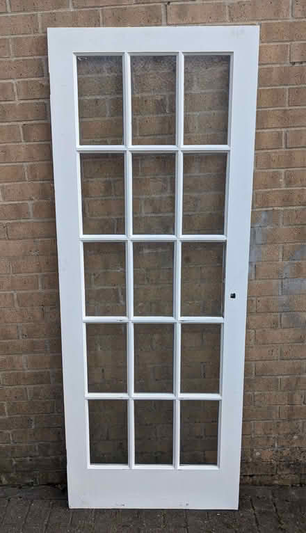 Photo of free Internal Solid Wood Glazed Door 197cm x 76cm (Lipson PL4) #1