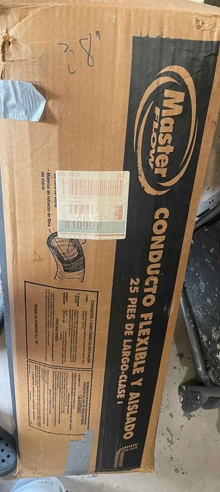 Photo of free 6" diameter R8 HVAC duct (coventry) #2