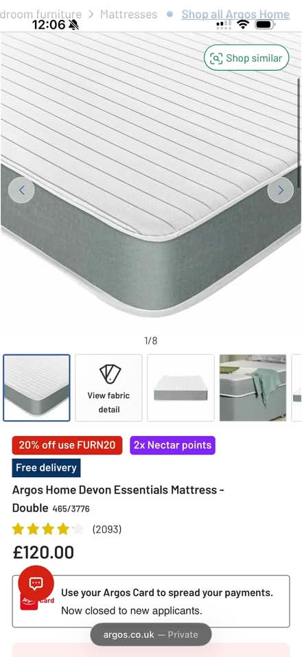 Photo of free Mattress (Earls Court SW5) #1