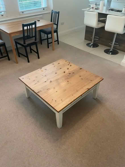 Photo of free Square wooden coffee table (Putney SW15) #2