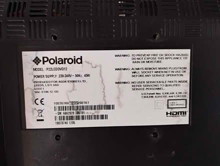 Photo of free 22-inch TV set HDMI / SCART / VGA (Oxgangs EH13) #2