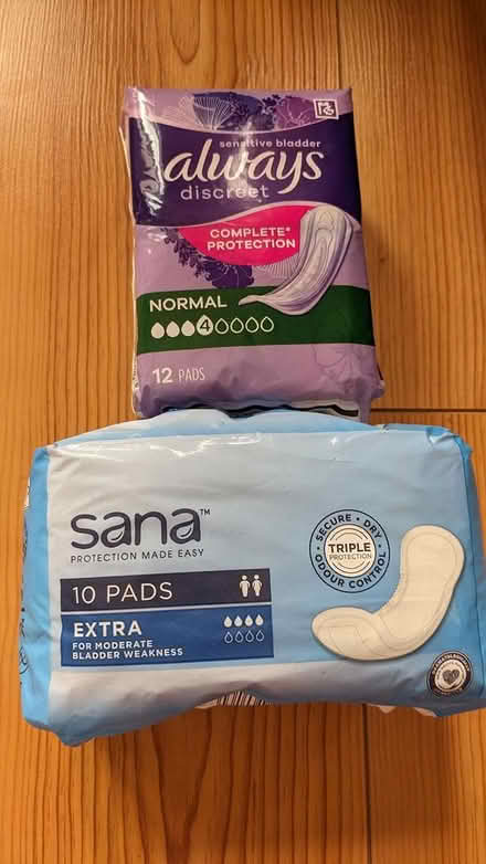 Photo of free Pads for sensitive bladder (Sedgley DY3) #1