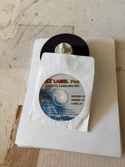Photo of free CD/DVD label kit (Dilworth - west San Jose) #1