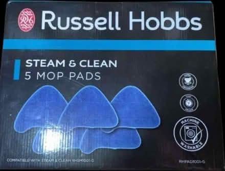 Photo of free 4 Russell Hobbs Steam and Clean Mop Pads (Pads only) (Buckhurst Hill IG9) #1