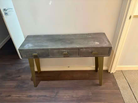 Photo of free table with three drawers (Grand Union Village UB5) #1