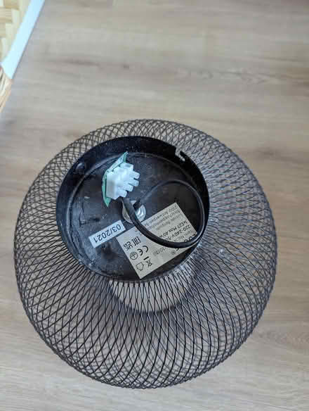 Photo of free black Ikea light fixture (Blackrock) #2