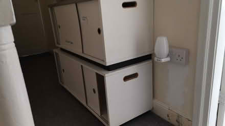 Photo of free 2 white cabinets (DN21, Gainsborough) #1