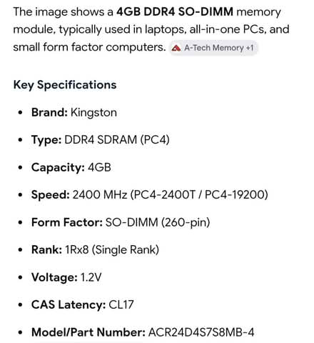 Photo of free 4Gb laptop memory stick (Bernardo & Iowa, Sunnyvale) #2