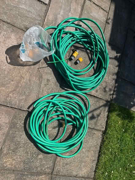 Photo of free 2 garden hoses (Edinburgh Shandon area) #1