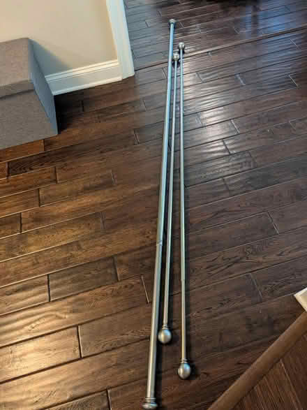 Photo of free Metal curtain rods (Northbrook,) #1