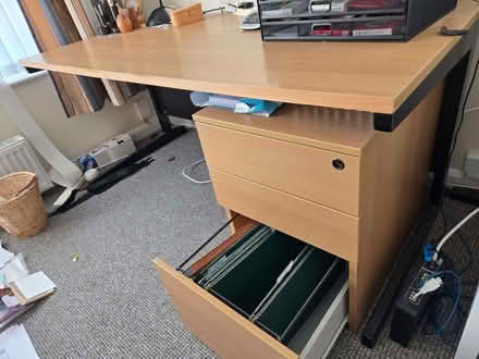 Photo of free Desk and drawer unit (Pannal HG2) #1