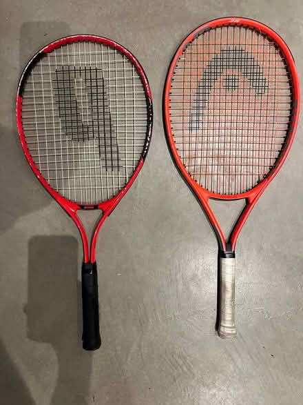Photo of free 2 junior 25 inch tennis racquets (Twickenham TW1) #1