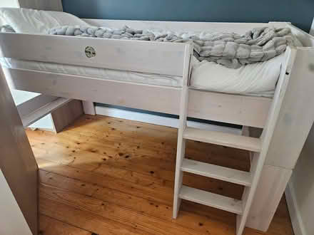Photo of free White mid sleeper single bed (Glenageary) #1