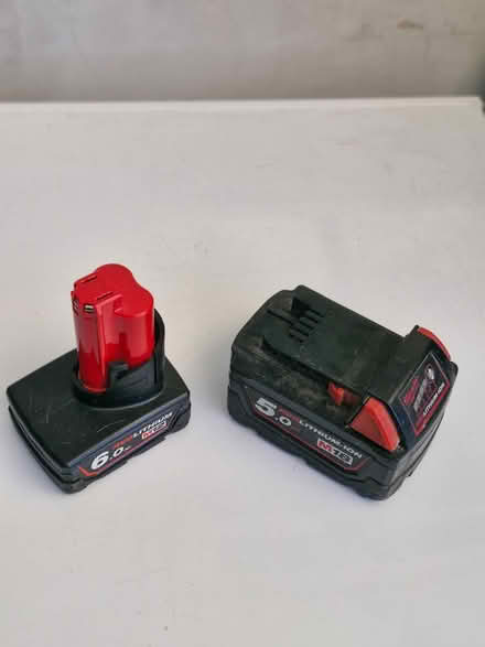 Photo of free Milwaukee batteries M12 & M18 (Ipswich, IP3 IP3) #1