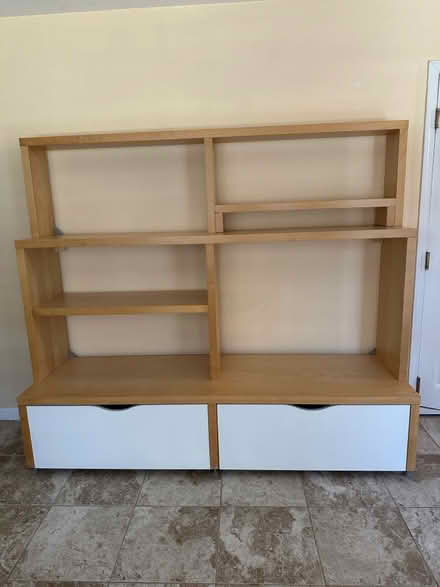 Photo of free IKEA storage unit with rolling bins (987 Getoun Dr, Concord) #1