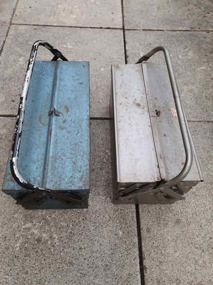 Photo of free Metal cantilever toolboxes (Barkham RG41) #1