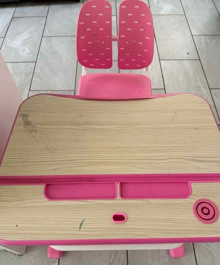 Photo of free Kids height adjustable table and chair (Heaton BL1) #2