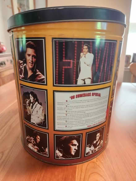 Photo of free Elvis tin (Brookland) #2
